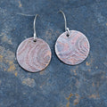 Mokume-Gane Eddy earrings 2