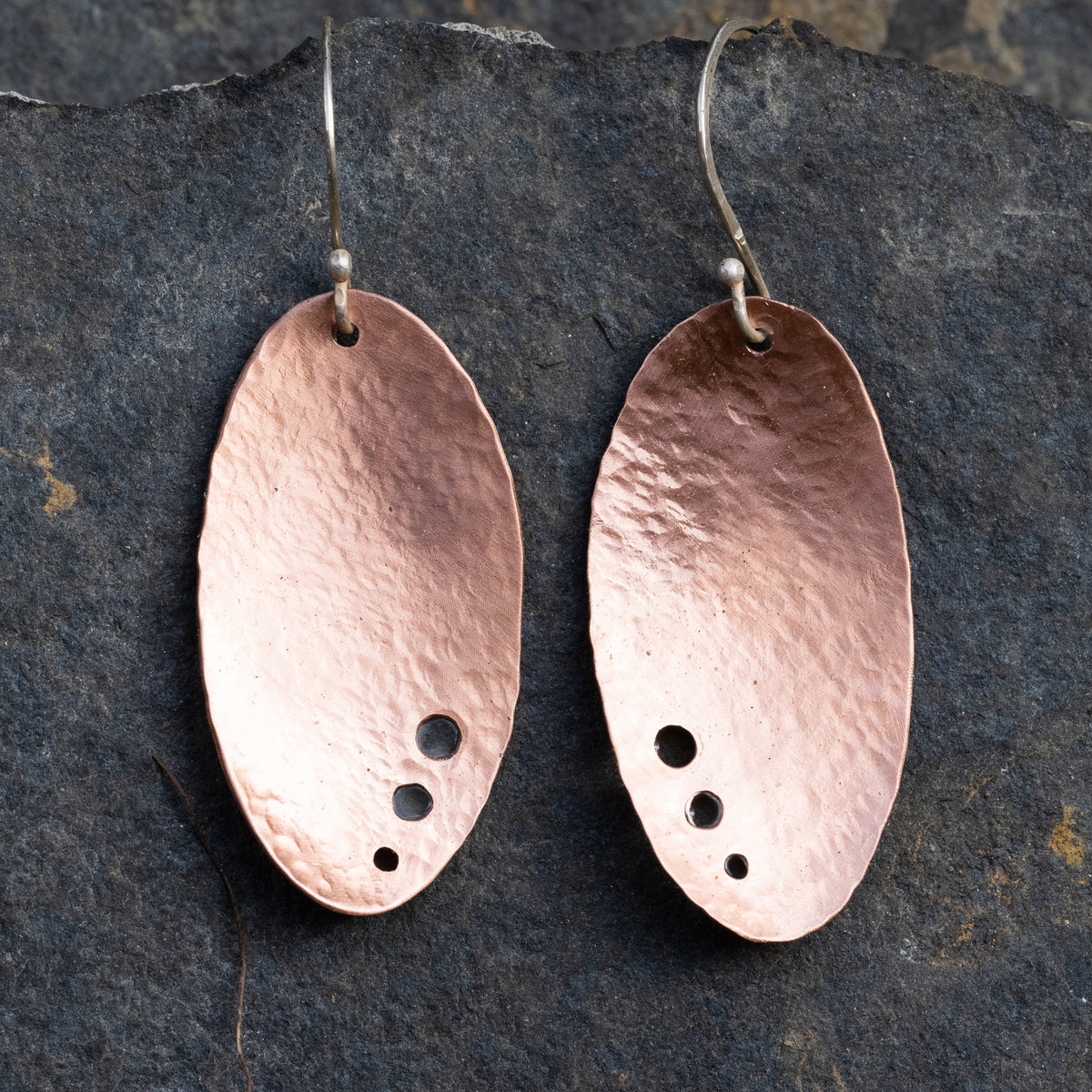 Hammered Copper Abalone Style (Large)