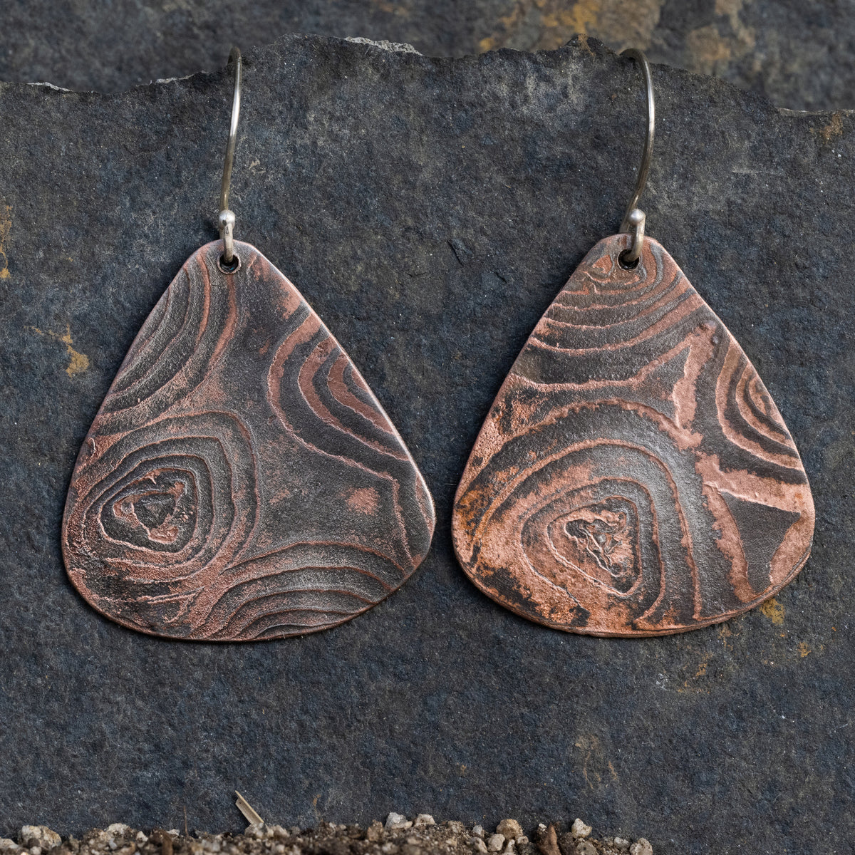 Large Mokume Gane  - Copper, Nickel, Silver